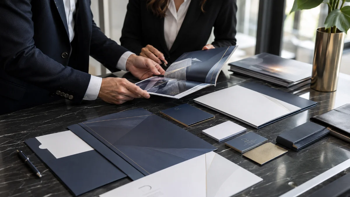 Corporate print collateral